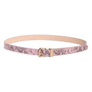 Kurt Geiger Snakeskin Print Leather Belt